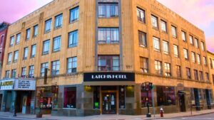 The historic Latchis Hotel brings vintage charm and downtown energy to the heart of Brattleboro.